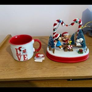 Snoopy Xmas mug and decoration